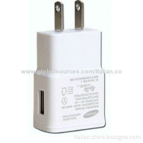 USB travel, wall charger with cable for portable mobile phone charger